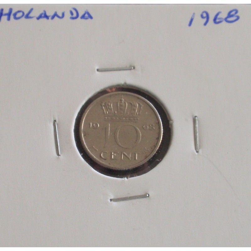Holanda - 10 Cents - 1968