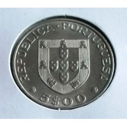 Portugal - 5 Escudos - 1977 - Alexandre Herculano