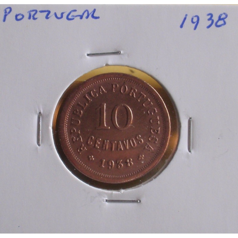 Portugal - 10 Centavos - 1938