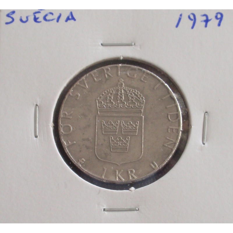 Suécia - 1 Krona - 1979