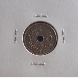 Bélgica ( Belgie ) - 5 Centimes - 1905