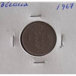 Bélgica ( Belgique ) - 1 Franc - 1967