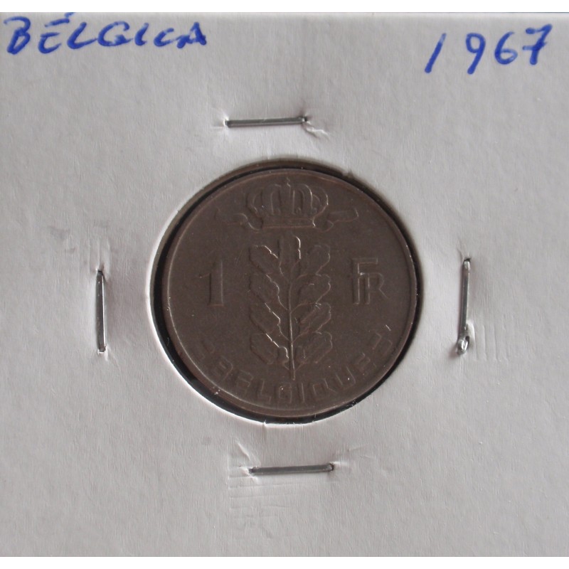 Bélgica ( Belgique ) - 1 Franc - 1967