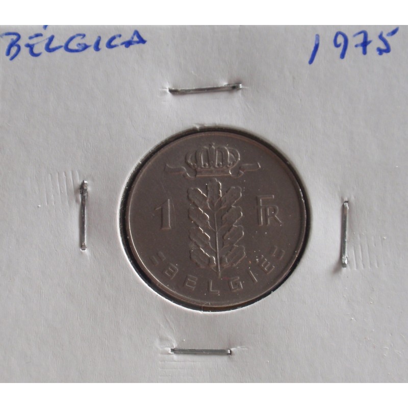 Bélgica ( Belgie ) - 1 Franc - 1975