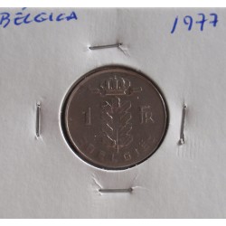 Bélgica ( Belgie ) - 1 Franc - 1977