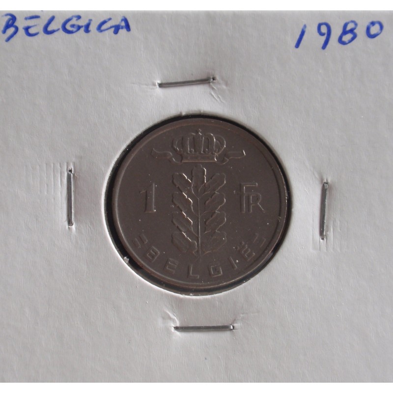 Bélgica ( Belgie ) - 1 Franc - 1980