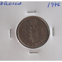 Bélgica ( Belgie ) - 5 Francs - 1976