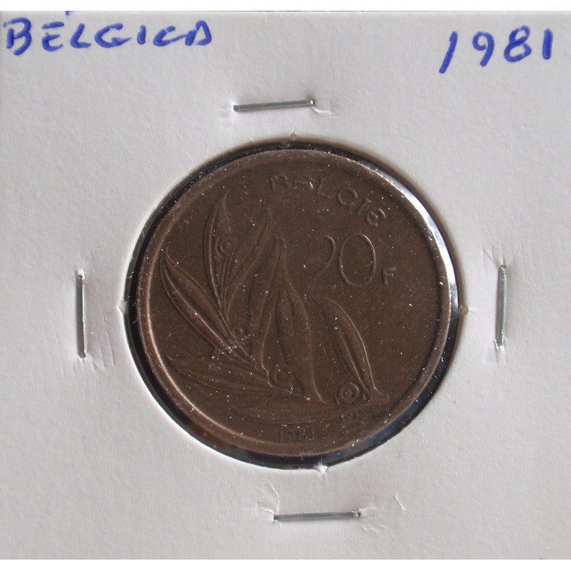 Bélgica ( Belgie ) - 20 Francs - 1981