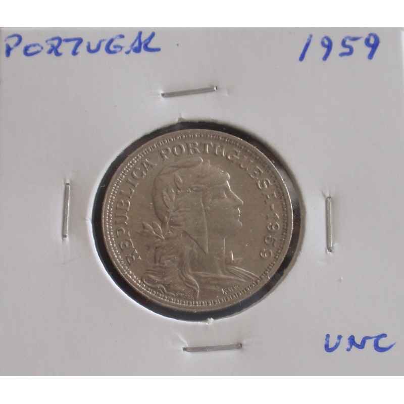Portugal - 50 Centavos - 1959 - Unc