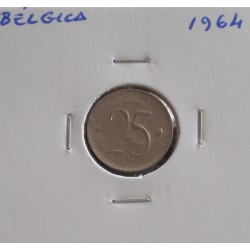 Bélgica ( Belgie ) - 25 Centimes - 1964