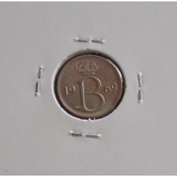 Bélgica ( Belgie ) - 25 Centimes - 1969
