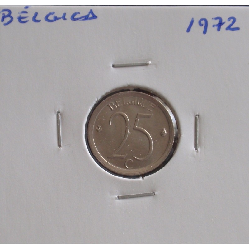Bélgica ( Belgique ) - 25 Centimes - 1972