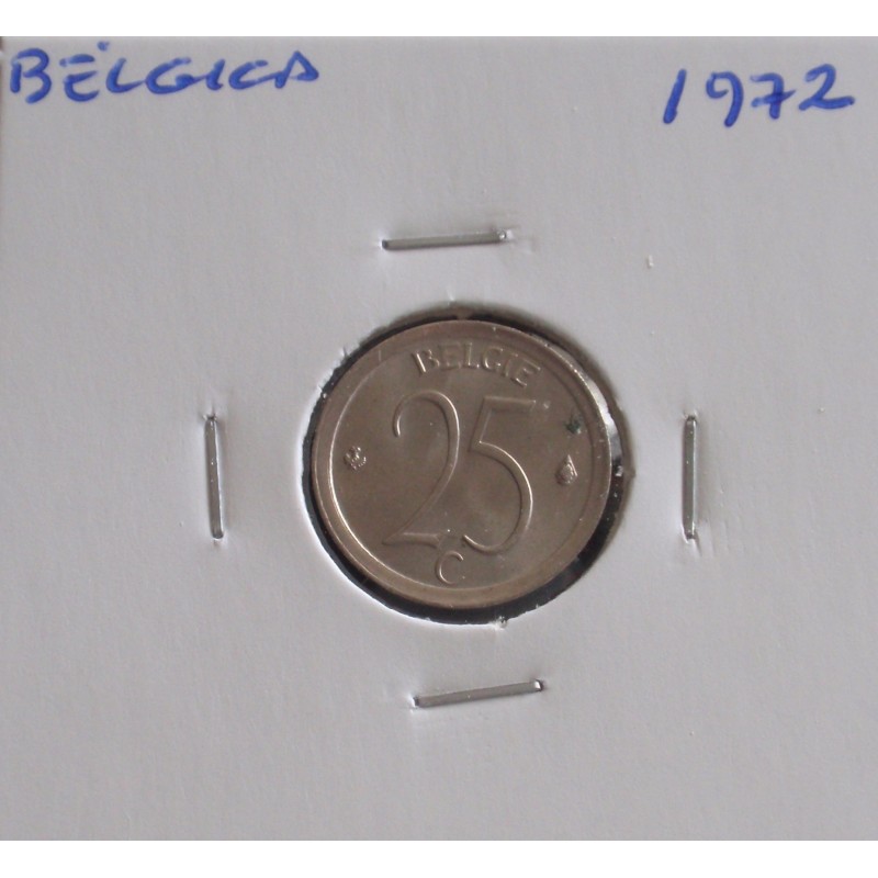 Bélgica ( Belgie ) - 25 Centimes - 1972