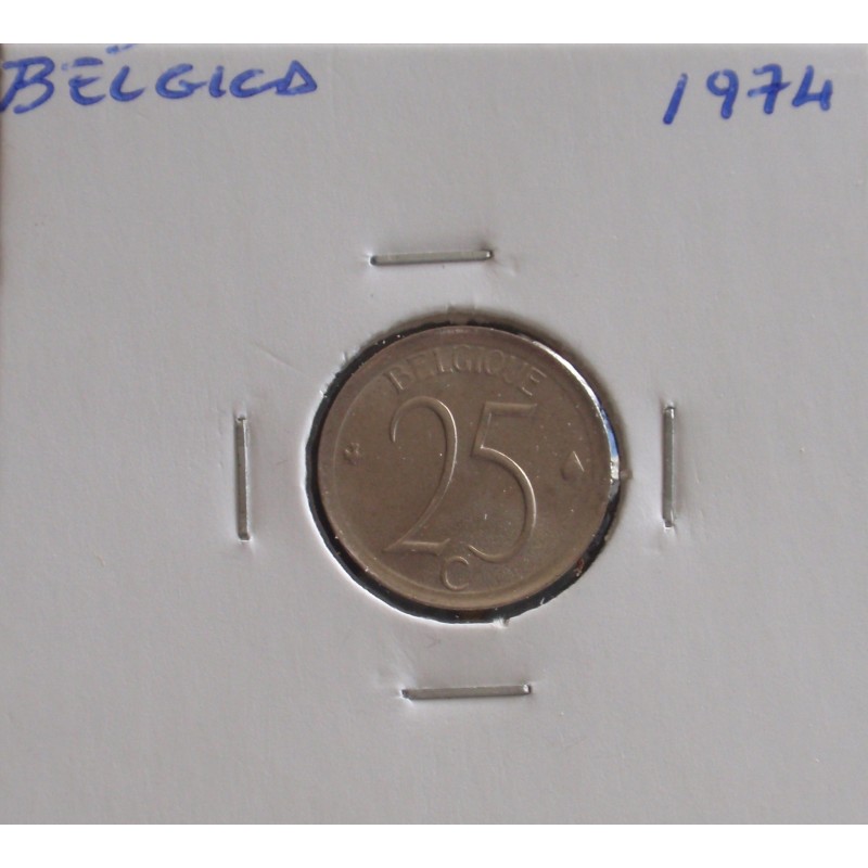 Bélgica ( Belgique ) - 25 Centimes - 1974