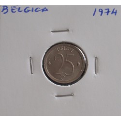 Bélgica ( Belgie ) - 25 Centimes - 1974