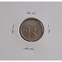 Bélgica ( Belgie ) - 25 Centimes - 1974