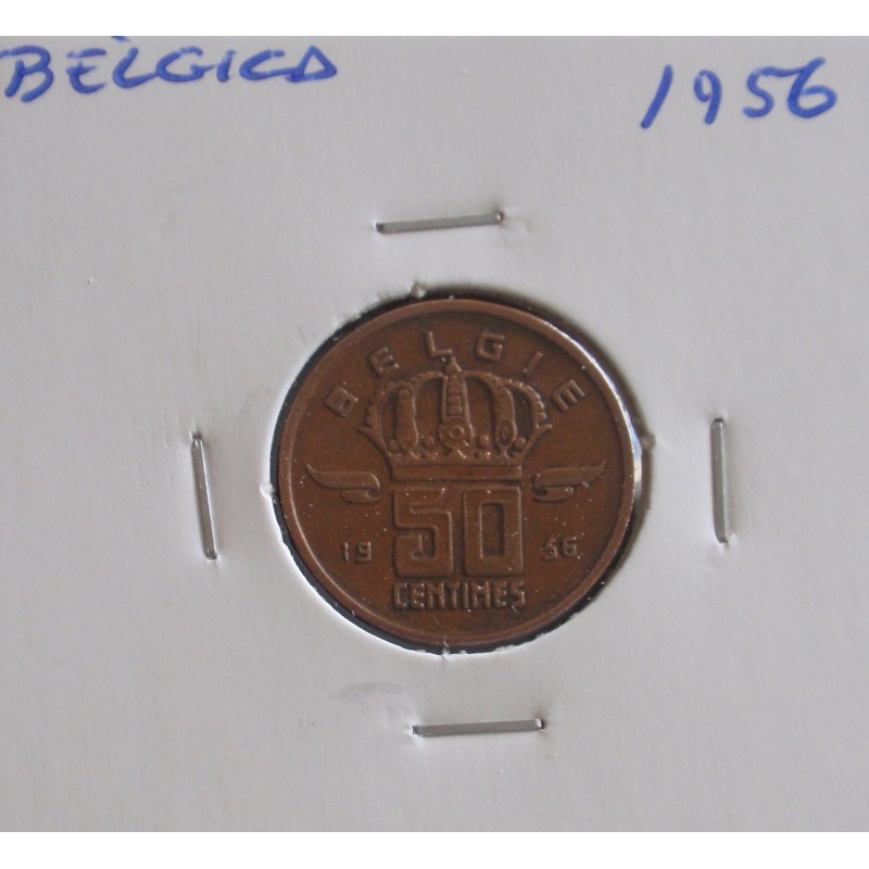 Bélgica ( Belgie ) - 50 Centimes - 1956