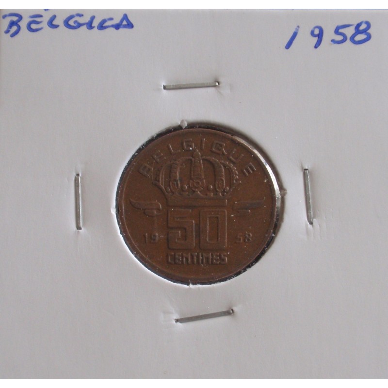 Bélgica ( Belgique ) - 50 Centimes - 1958