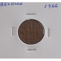 Bélgica ( Belgie ) - 50 Centimes - 1966