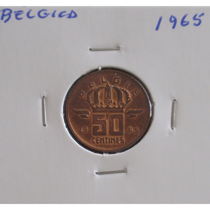 Bélgica ( Belgie ) - 50 Centimes - 1965