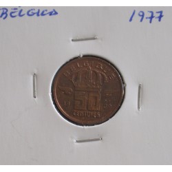 Bélgica ( Belgique ) - 50 Centimes - 1977