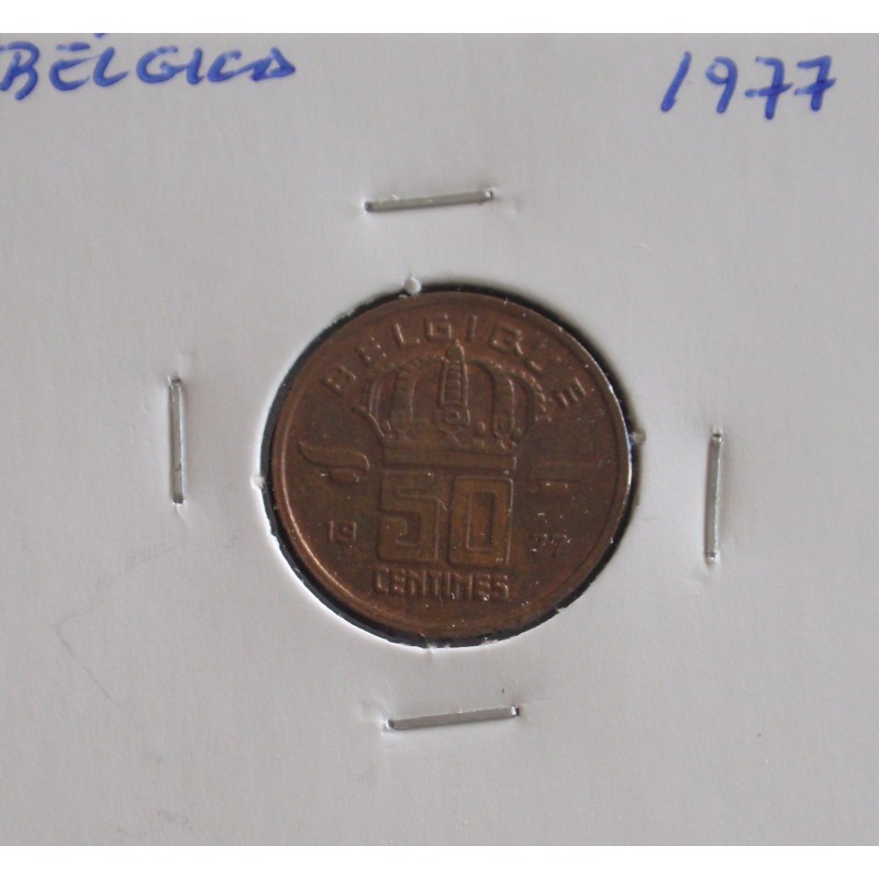 Bélgica ( Belgique ) - 50 Centimes - 1977