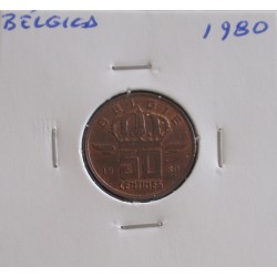 Bélgica ( Belgie ) - 50 Centimes - 1980