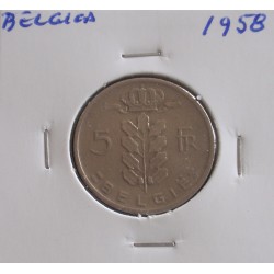 Bélgica ( Belgie ) - 1 Franc - 1958