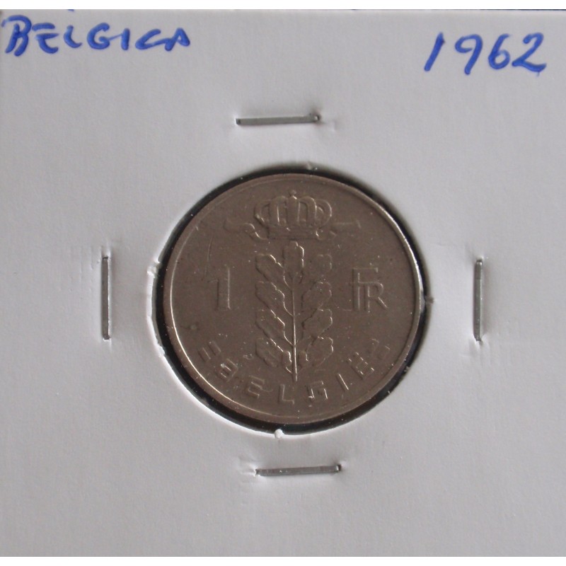 Bélgica ( Belgie ) - 1 Franc - 1962