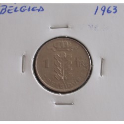 Bélgica ( Belgique ) - 1 Franc - 1963