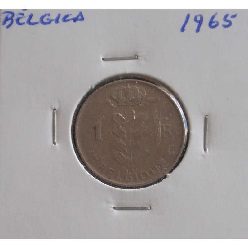 Bélgica ( Belgique ) - 1 Franc - 1965