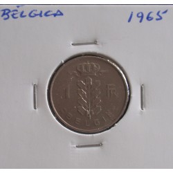Bélgica ( Belgie ) - 1 Franc - 1965