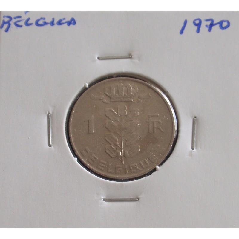 Bélgica ( Belgique ) - 1 Franc - 1970