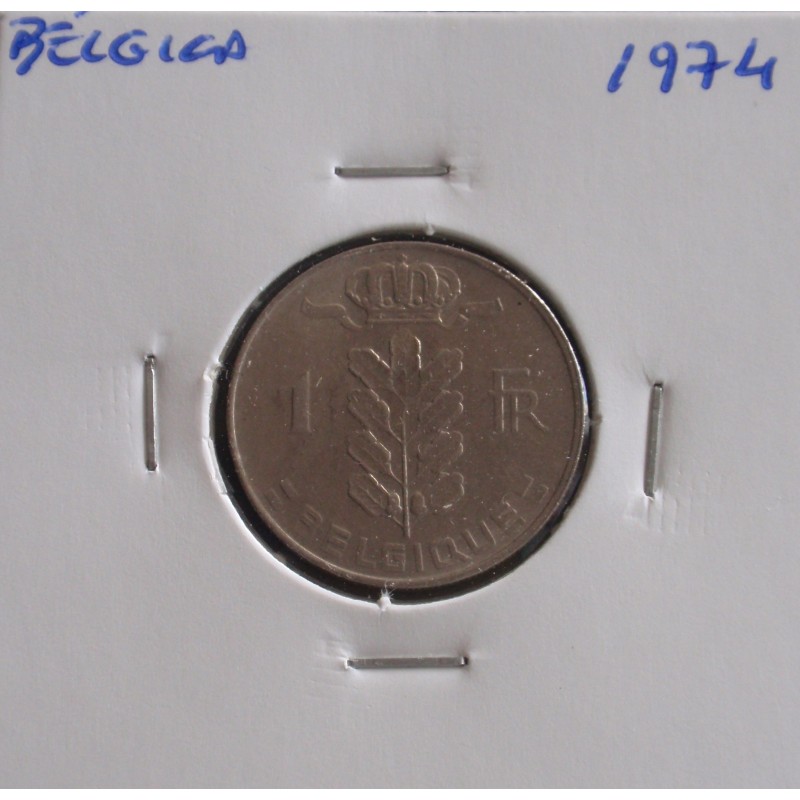 Bélgica ( Belgique ) - 1 Franc - 1974