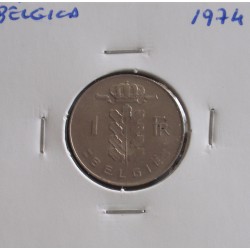 Bélgica ( Belgie ) - 1 Franc - 1974