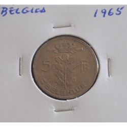 Bélgica ( Belgique ) - 5 Francs - 1965