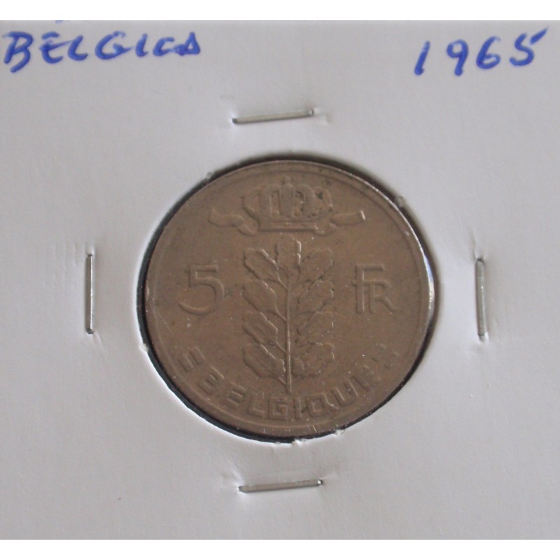 Bélgica ( Belgique ) - 5 Francs - 1965