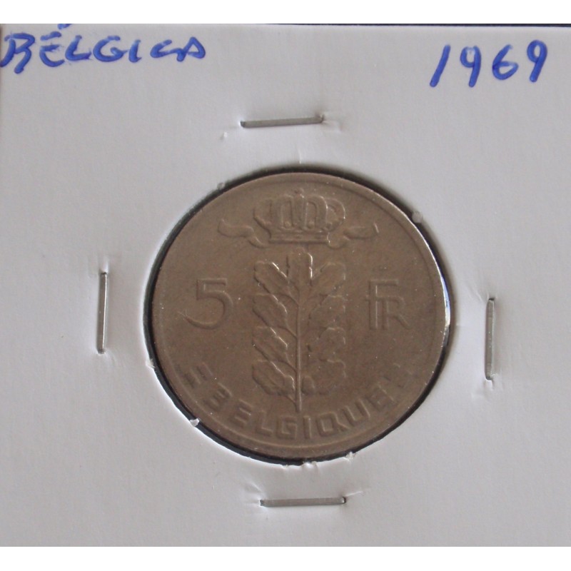 Bélgica ( Belgique ) - 5 Francs - 1969