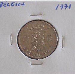 Bélgica ( Belgique ) - 5 Francs - 1971