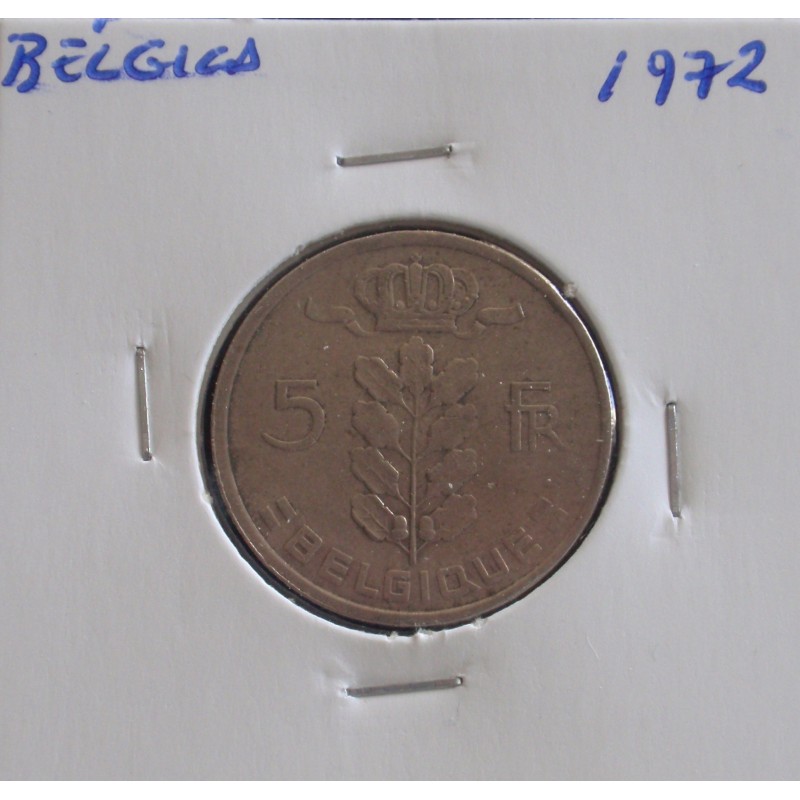 Bélgica ( Belgique ) - 5 Francs - 1972