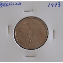 Bélgica ( Belgie ) - 5 Francs - 1973