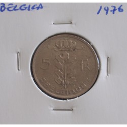 Bélgica ( Belgique ) - 5 Francs - 1976
