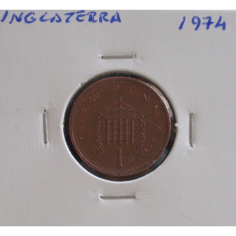 Inglaterra - 1 New Penny - 1974