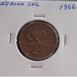 África do Sul - 2 Cents - 1966 ( Suid )
