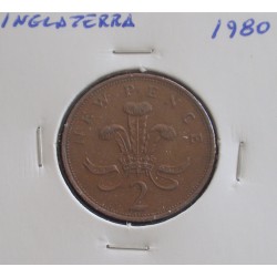 Inglaterra - 2 New pence - 1980