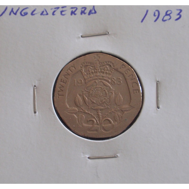 Inglaterra - 20 pence - 1983