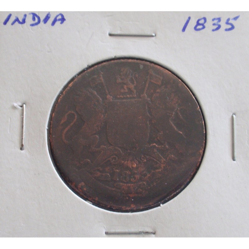 India - 1/2 Anna - 1835