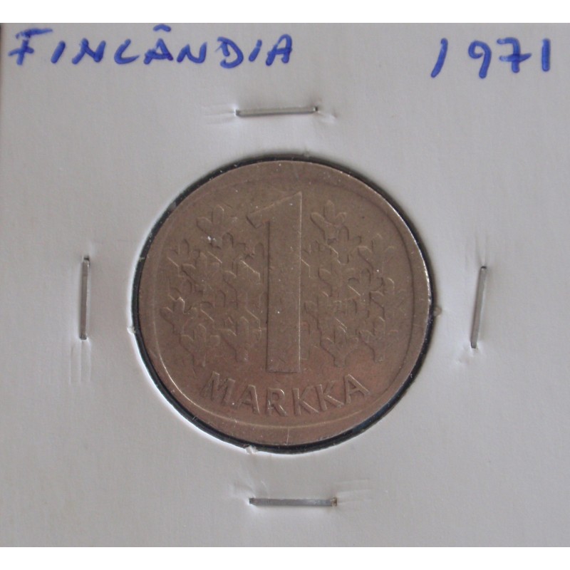 Finlândia - 1 Markka - 1971