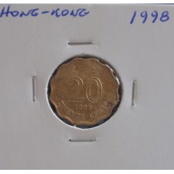 Hong - Kong - 20 Cents - 1998