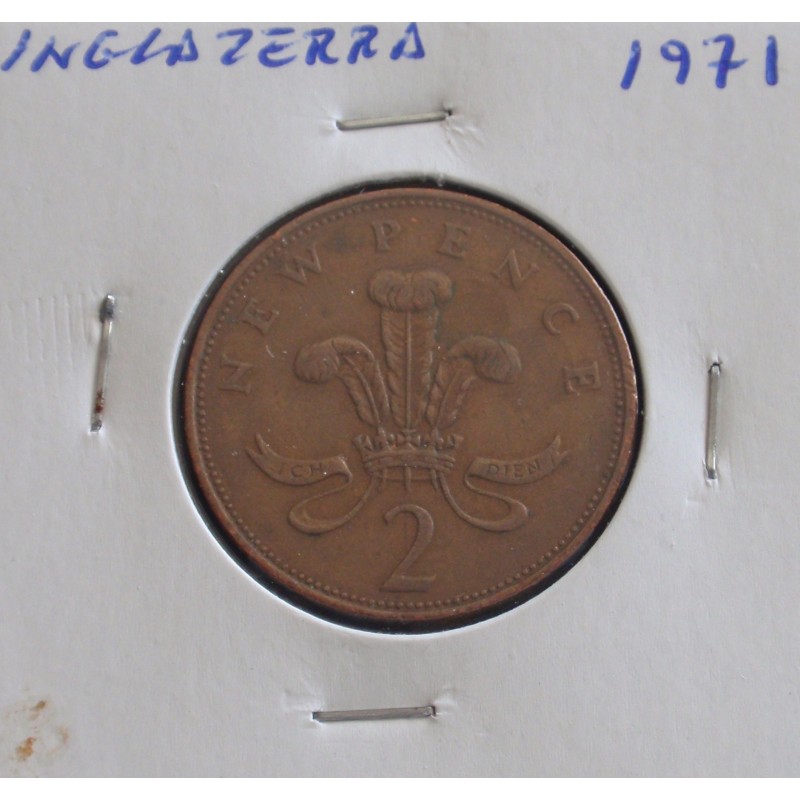 Inglaterra - 2 New Pence - 1971
